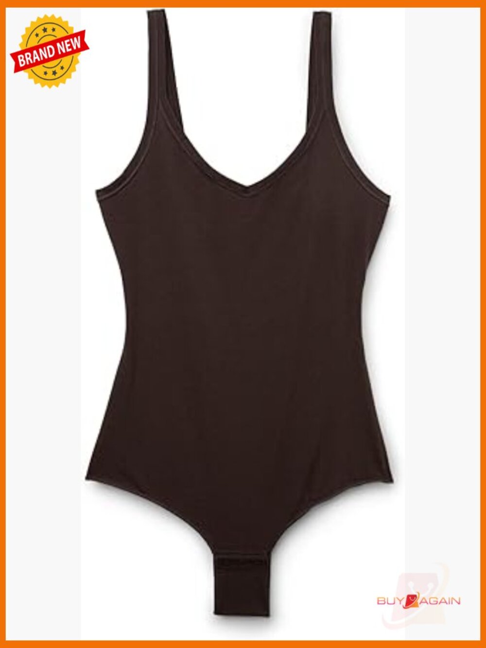 Ultralight Cotton Tank Bodysuit Sleeveless Snaps Size Small